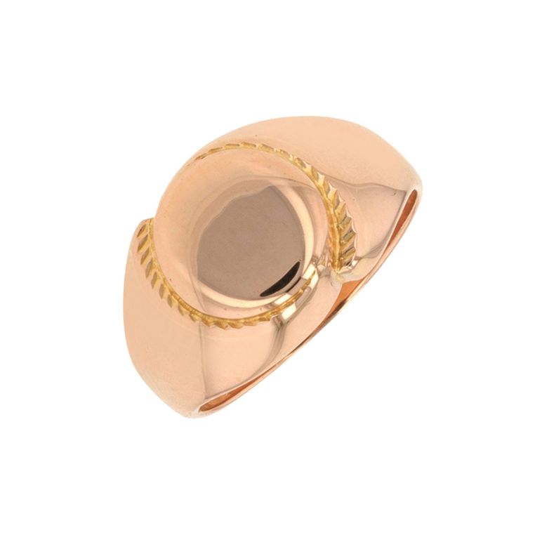 Chevalière or rose 5.93g Comme neuf -  reconditionné disponible sur Gemme Les Bijoux